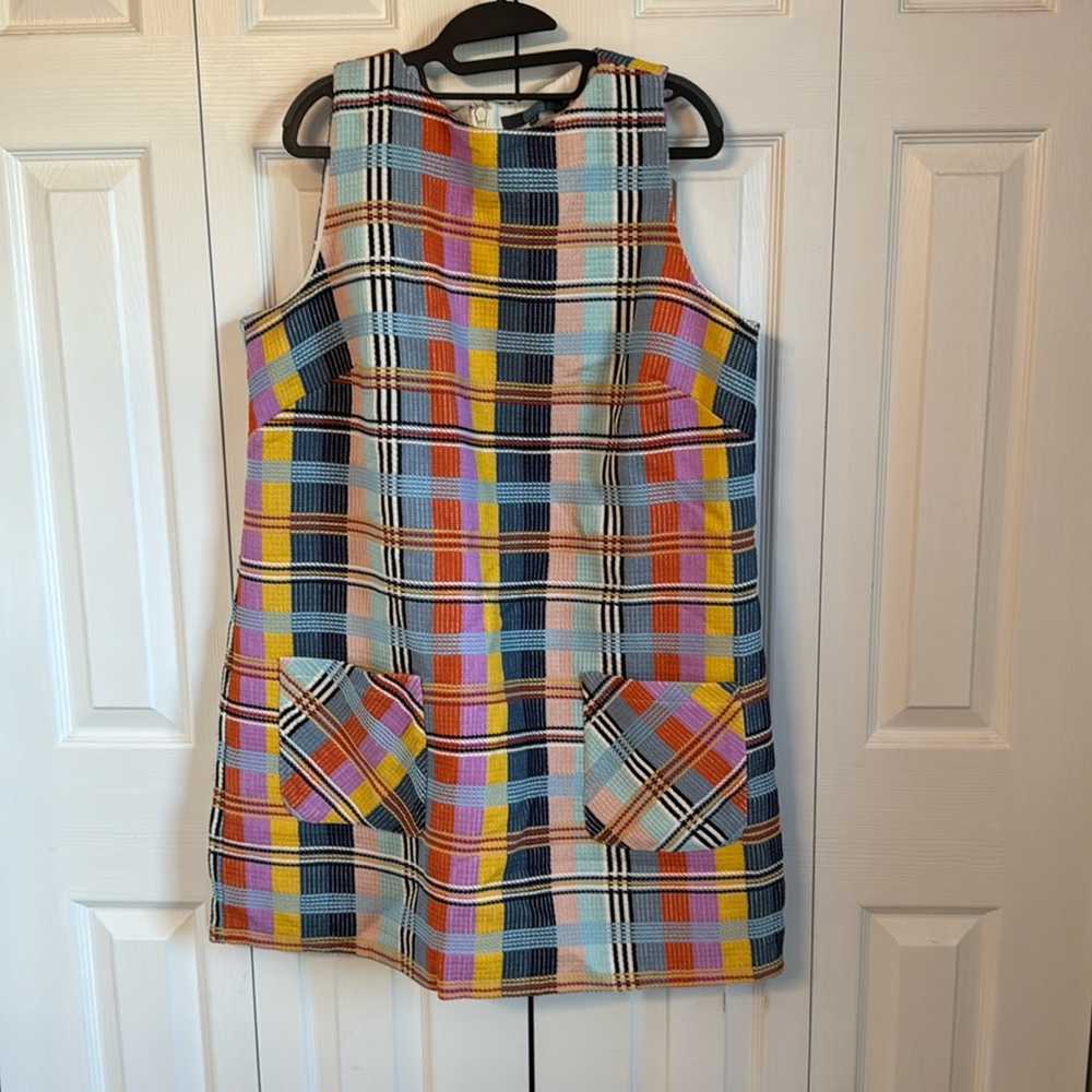 Eva Franco Plaid dress in 16w